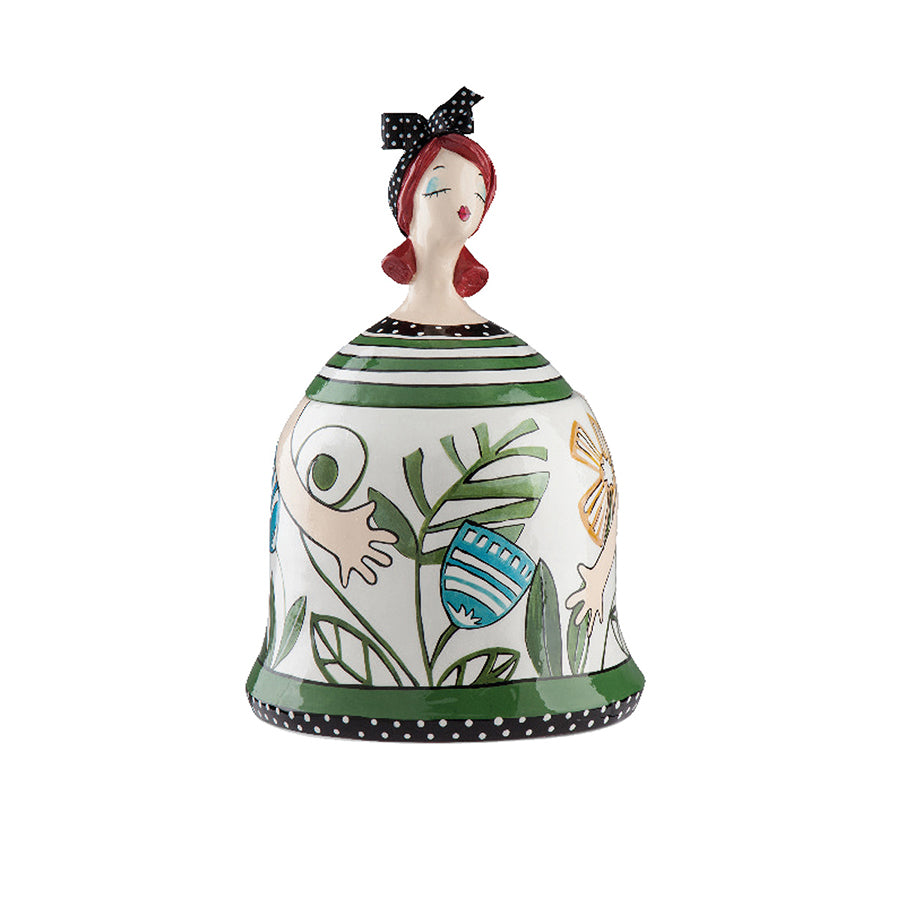 Portadelizie in ceramica decorata a mano LE PUPAZZE Egan