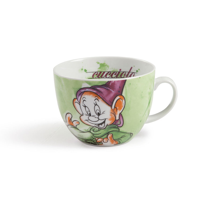 Tazza colazione in porcellana decorata I 7 NANI Egan