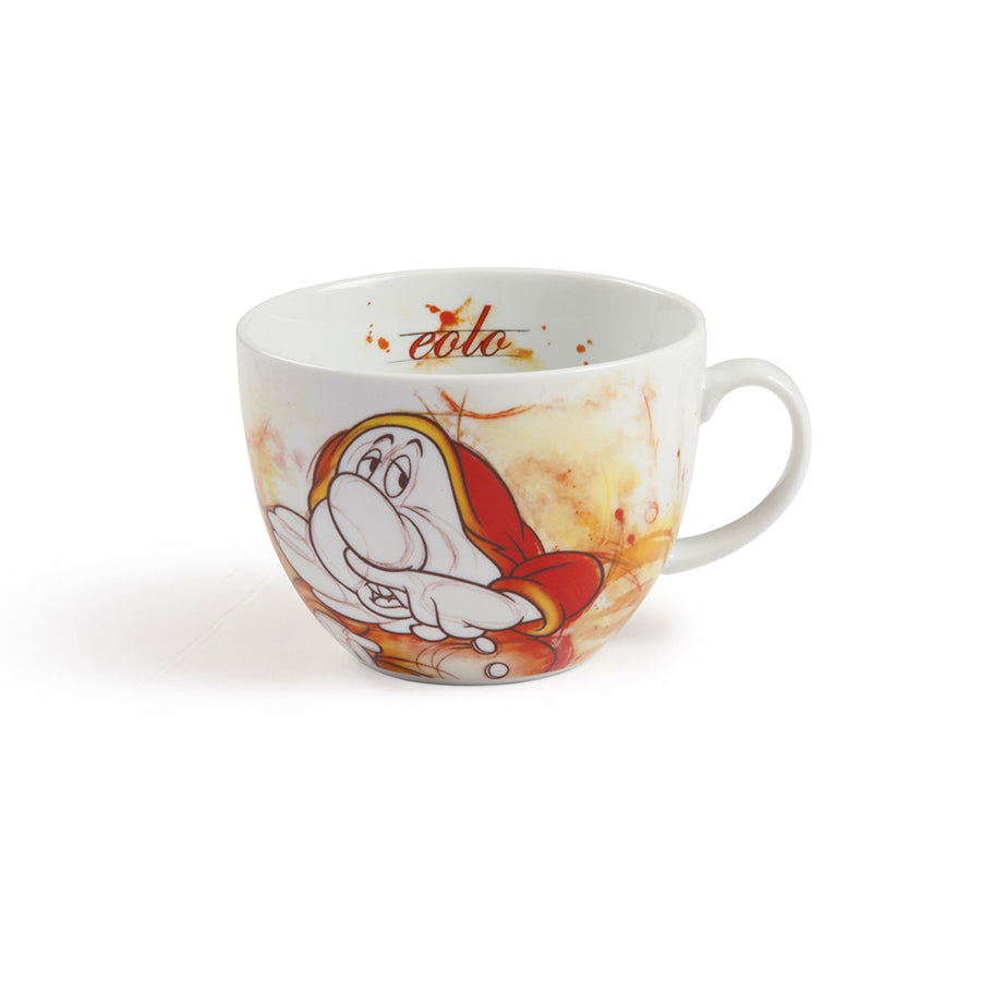 Tazza colazione in porcellana decorata I 7 NANI Egan