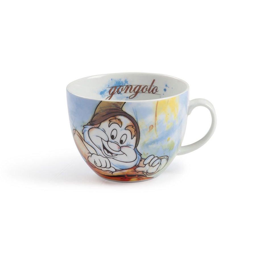 Tazza colazione in porcellana decorata I 7 NANI Egan