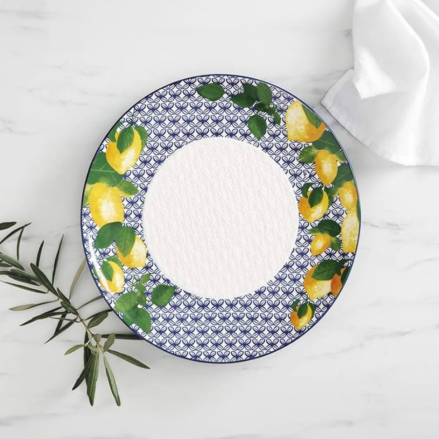 Piatto portata rotondo in ceramica decorata Maxwell&Williams POSITANO