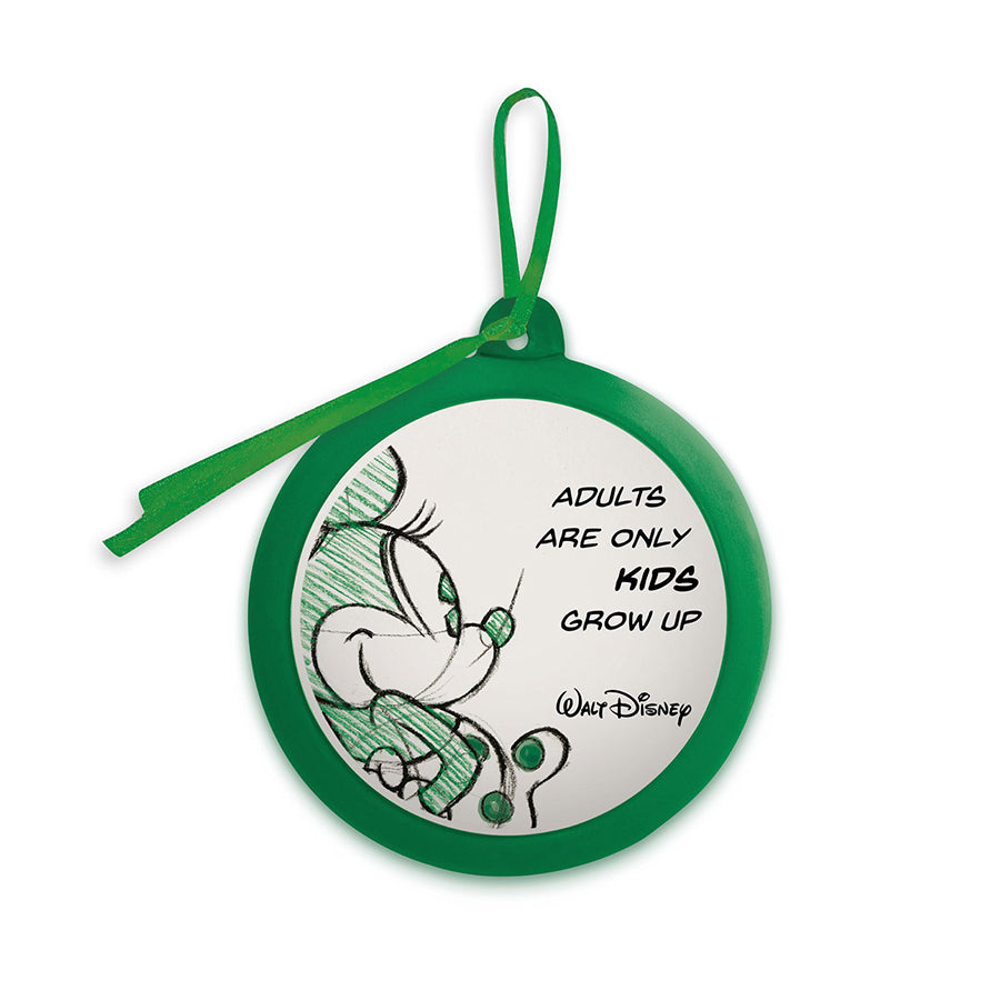 Formella rotonda in ceramica decorata LIVE LAUGH LOVE Egan
