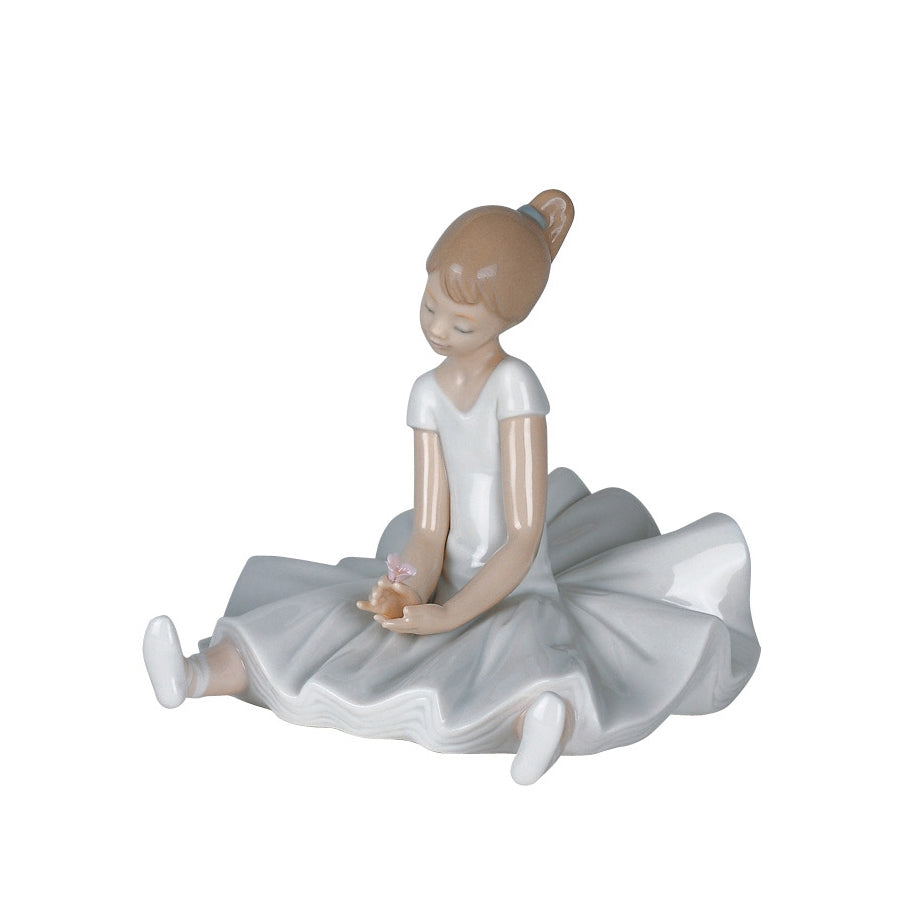 Scultura in porcellana spagnola "IL MIO PRIMO TUTU' "Nao by Lladrò