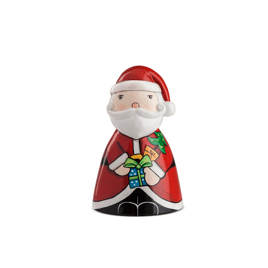 Campanella in ceramica decorata smaltata NATALE Egan