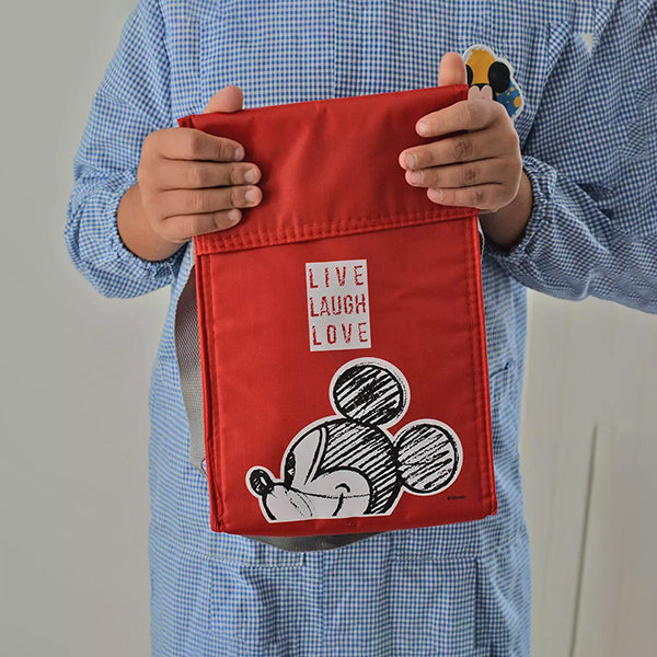 Borsa termica in poliestere decorata LIVE LAUGH LOVE Egan