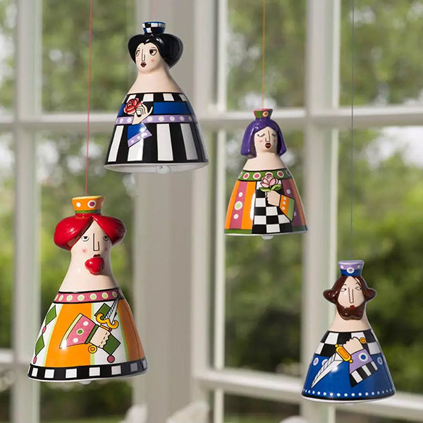 Campanella in ceramica decorata I GIRGENTI Egan