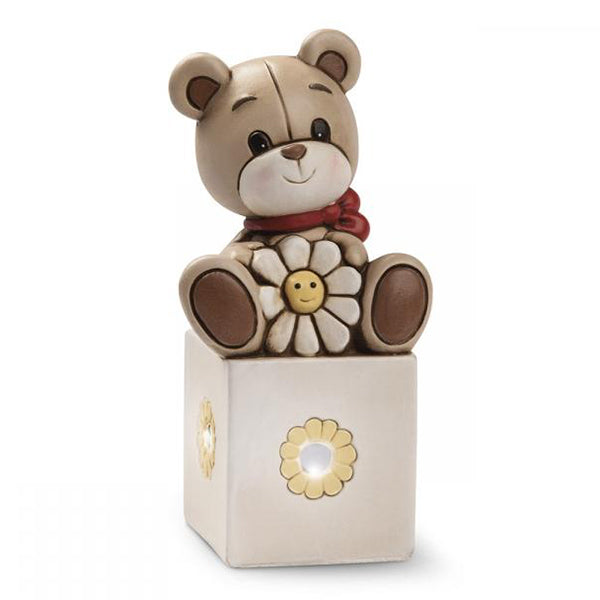 Cubo in ceramica decorata con led Egan IL MONDO DI OLIVER