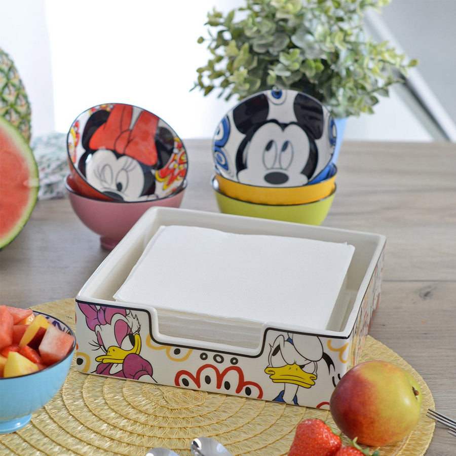 Contenitore multiuso in ceramica decorata DISNEY FOREVER & EVER Egan