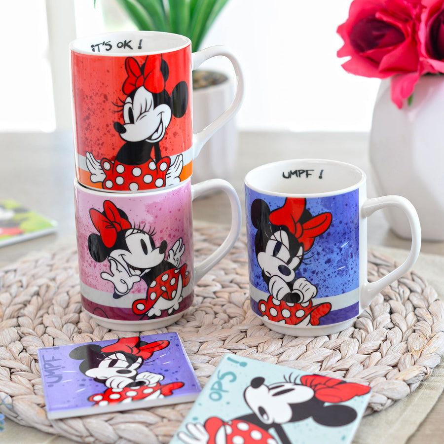 Mug impilabile Minnie Mouse I AM rosso 350 ml Egan, vista 2