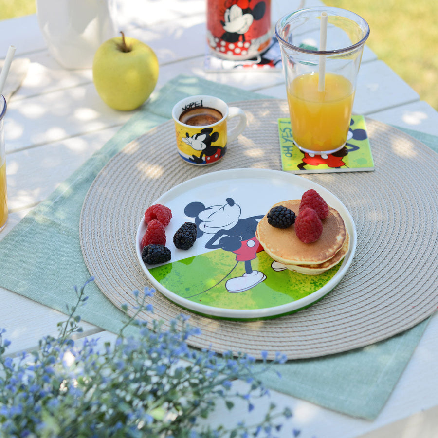 Piatto dessert Mickey Mouse I AM verde 20 cm Egan, vista 2