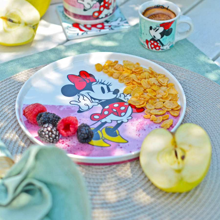 Piatto dessert Minnie Mouse I AM rosa 20 cm Egan, vista 2