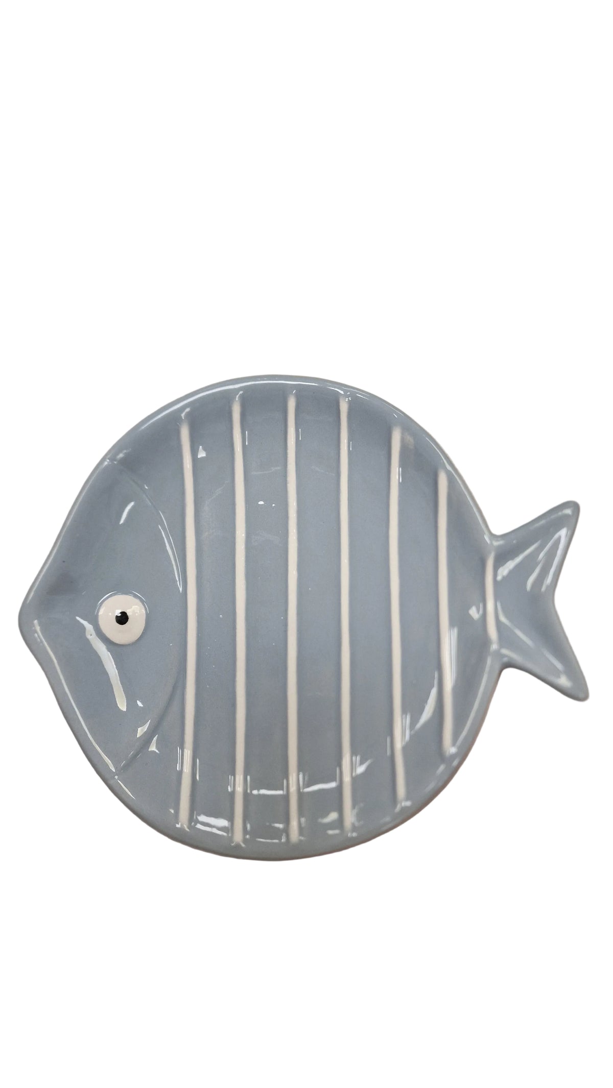 Piatto rotondo in ceramica decorata Egan ACQUA DI MARE