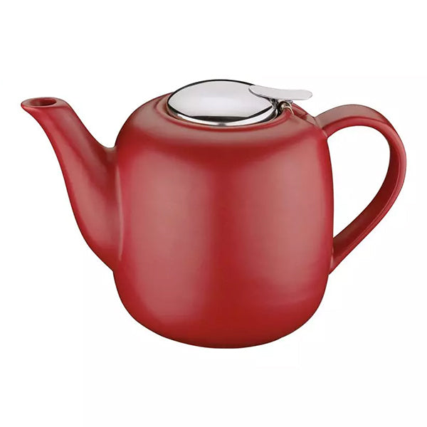 Teiera in ceramica colorata con infusore acciaio inox lt 1,5 Kuchenprofi LONDON