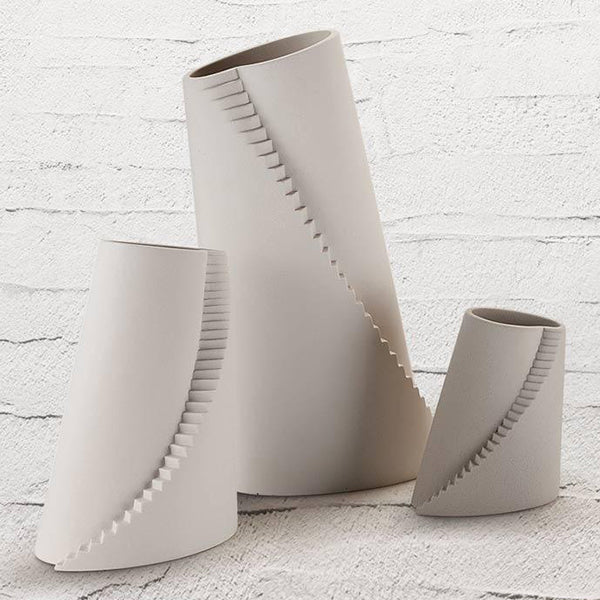 Vaso in gres porcellanato Lineasette Escher