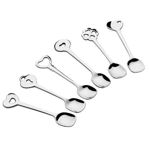 Set 6 cucchiaini in acciaio Guzzini LOVE