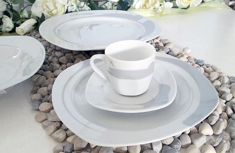 Servizio 6pz caffè in porcellana decorata Villa Altachiara DAKAR