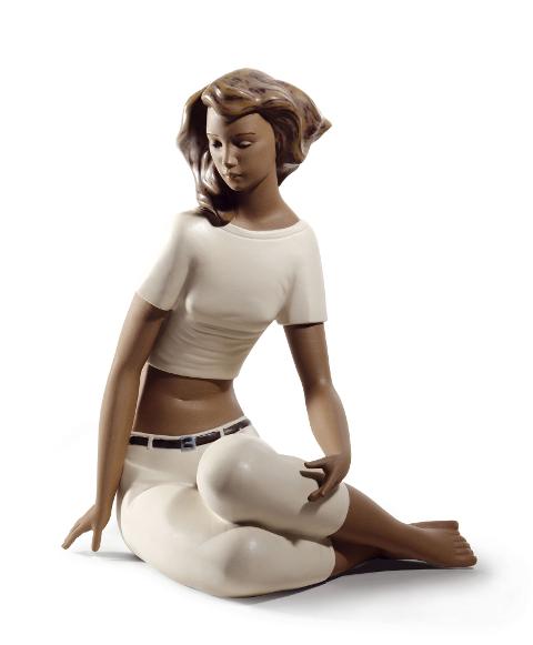 Scultura in porcellana spagnola BREZZA DEL MEDITERRANEO Nao by Lladro