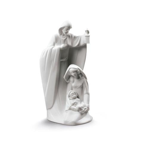 Scultura in porcellana spagnola Nao by Lladro SACRA FAMIGLIA