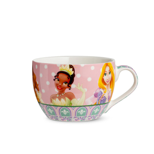 Tazza Colazione in porcellana decorata Principesse DISNEY TALES Egan