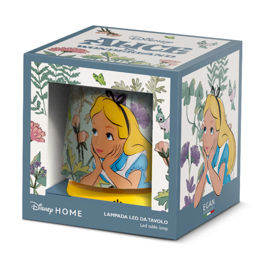 Lampada LED in ABS decorato e metallo Alice "DISNEY TALES" Egan