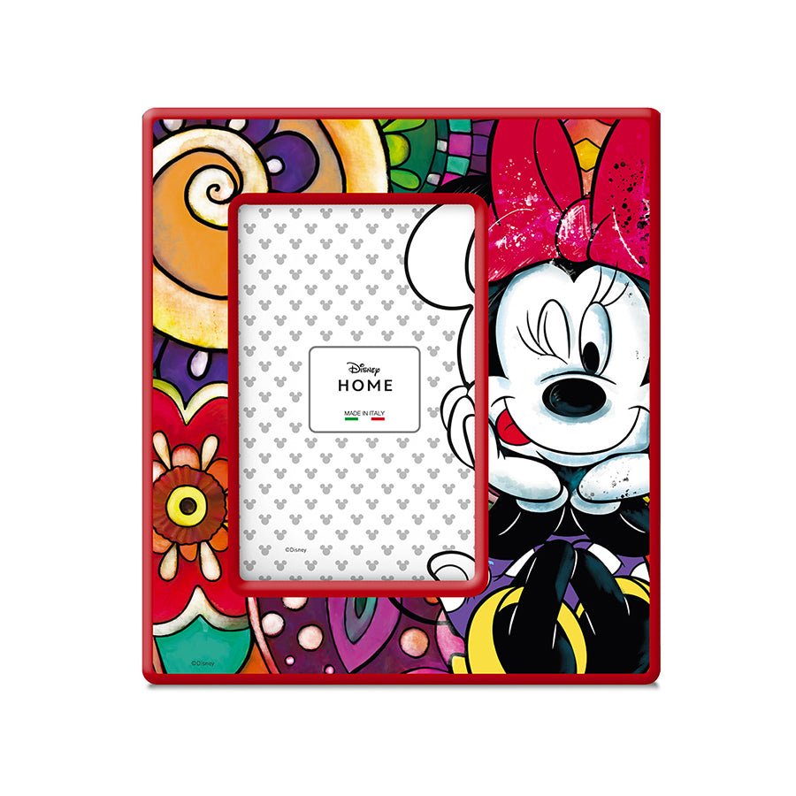 Portafoto in ceramica decorata Minnie Mouse DISNEY FOREVER & EVER Egan
