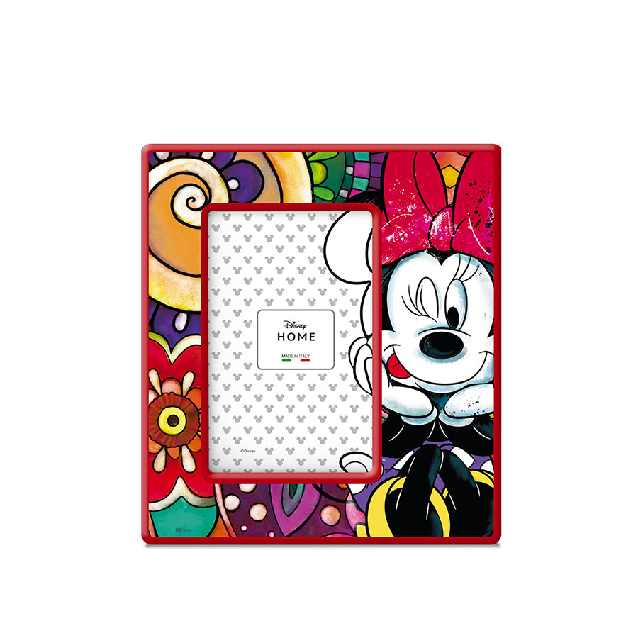 Portafoto in ceramica decorata Minnie Mouse DISNEY FOREVER & EVER Egan