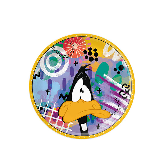 Piattino Dolce in porcellana decorata Daffy Duck LOONEY TUNES WARNER BROS Egan