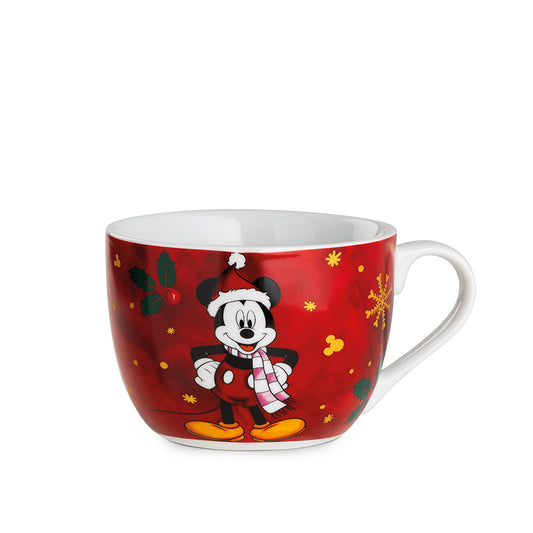 Tazza Colazione in porcellana decorata Mickey Mouse WINTER MAGIC Disney Egan