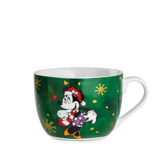 Tazza Colazione in porcellana decorata Minnie Mouse WINTER MAGIC Disney Egan