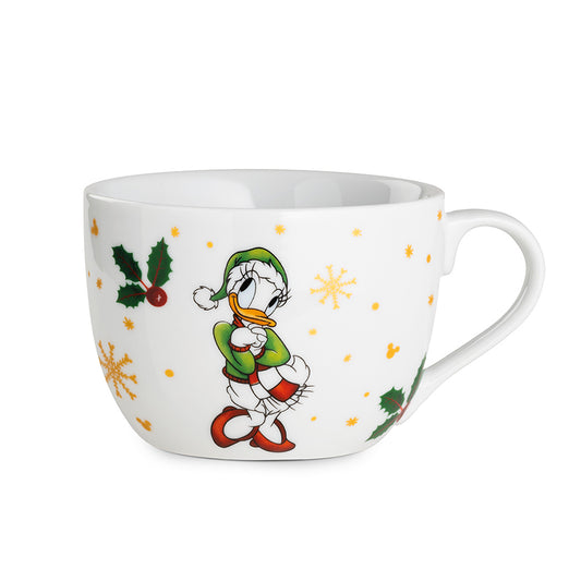 Tazza Colazione in porcellana decorata Daisy Duck WINTER MAGIC Disney Egan