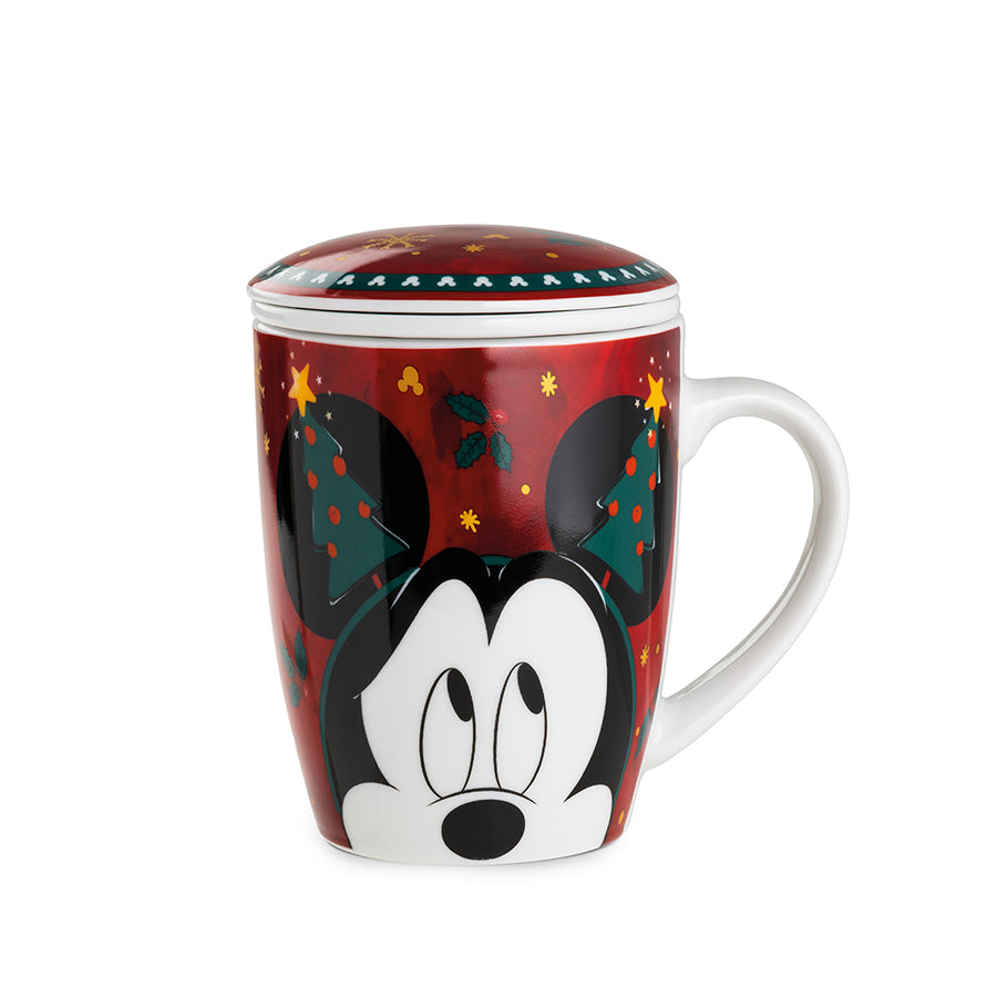 Tisaniera in porcellana decorata Mickey Mouse WINTER MAGIC Disney Egan