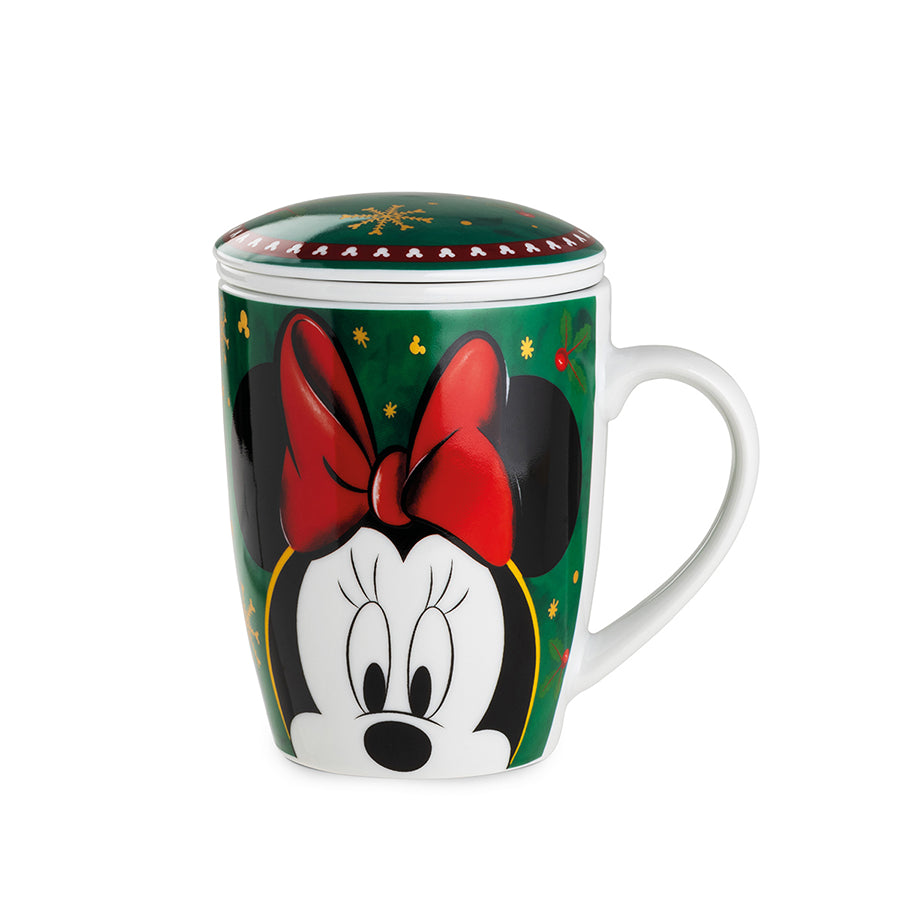 Tisaniera in porcellana decorata Minnie Mouse WINTER MAGIC Disney Egan