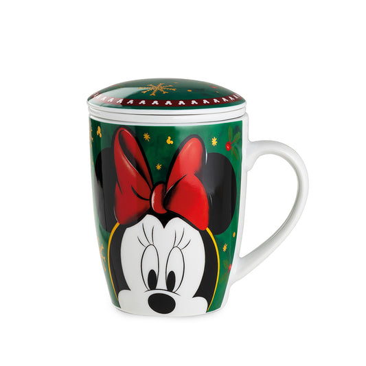 Tisaniera in porcellana decorata Minnie Mouse WINTER MAGIC Disney Egan