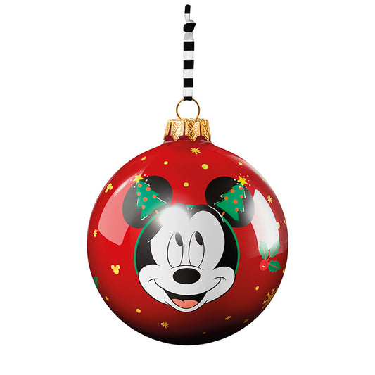 Pallina di Natale in porcellana decorata "MICKEY MOUSE" WINTER MAGIC Disney Egan