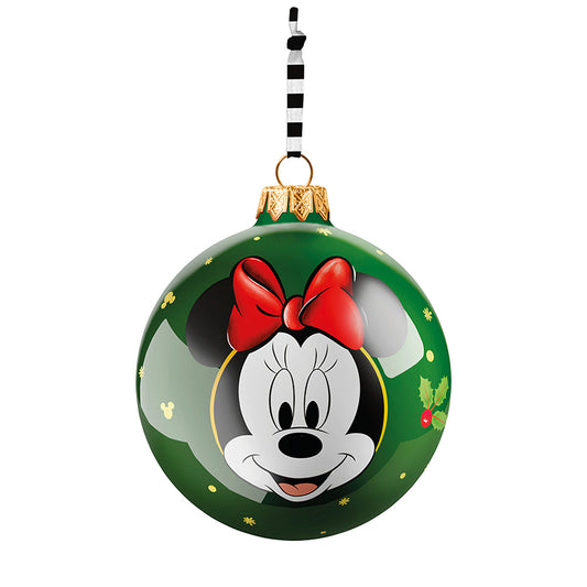 Pallina di Natale in porcellana decorata "MINNIE MOUSE" WINTER MAGIC Disney Egan