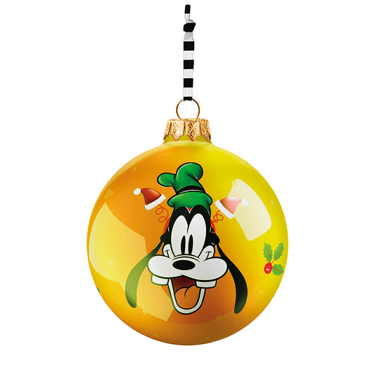 Pallina di Natale in porcellana decorata "GOOFY" WINTER MAGIC Disney Egan