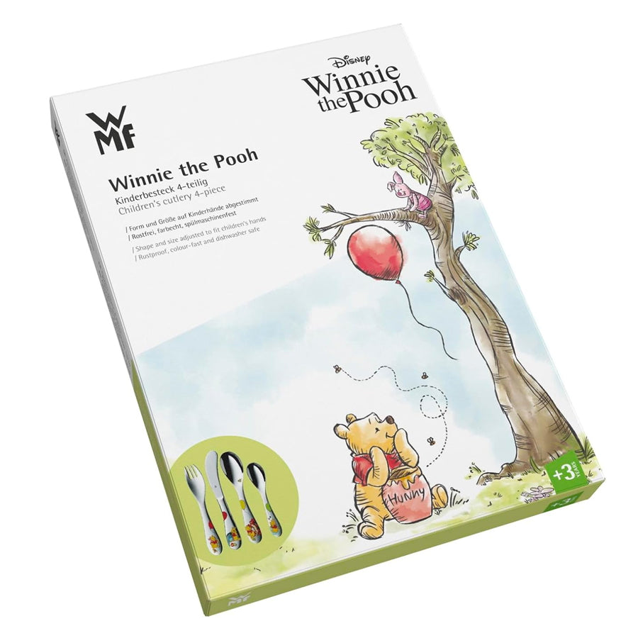 Set Posate Per Bambini 4pz in acciaio DISNEY WINNIE THE POOH WMF