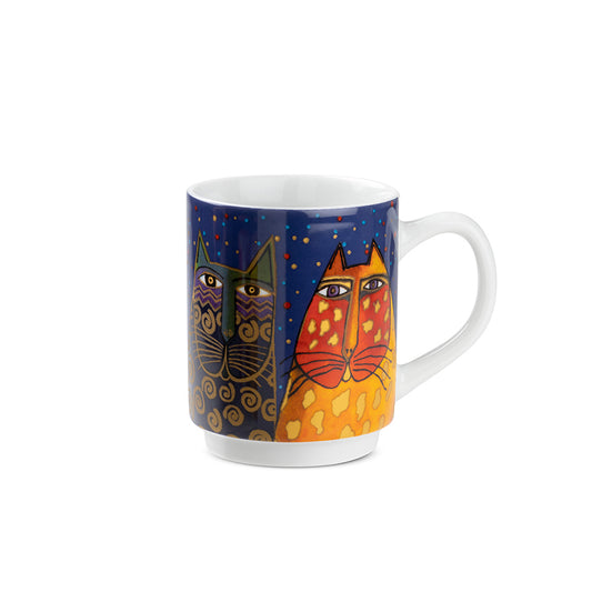 Tazza Mug in porcellana decorata LAUREL BURCH FANTASTIC FELINES Egan