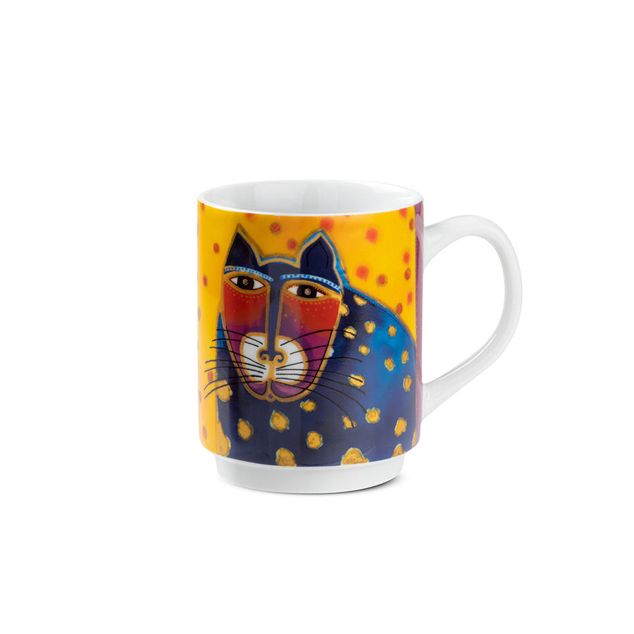 Tazza Mug in porcellana decorata LAUREL BURCH FANTASTIC FELINES Egan