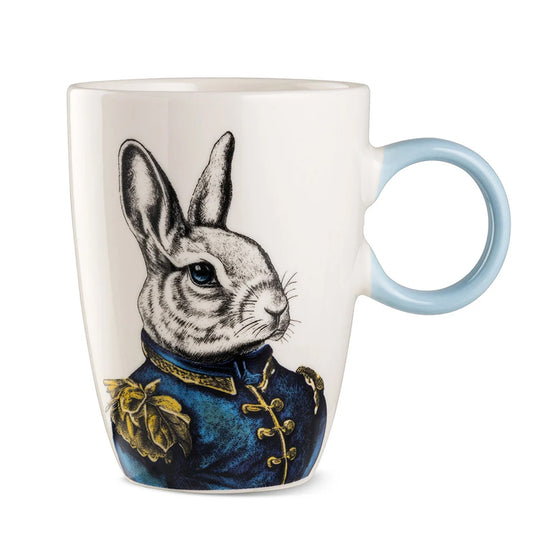 Tazza Mug in porcellana decorata Coniglio HUMAN ESSENCE “ENERGY” Egan