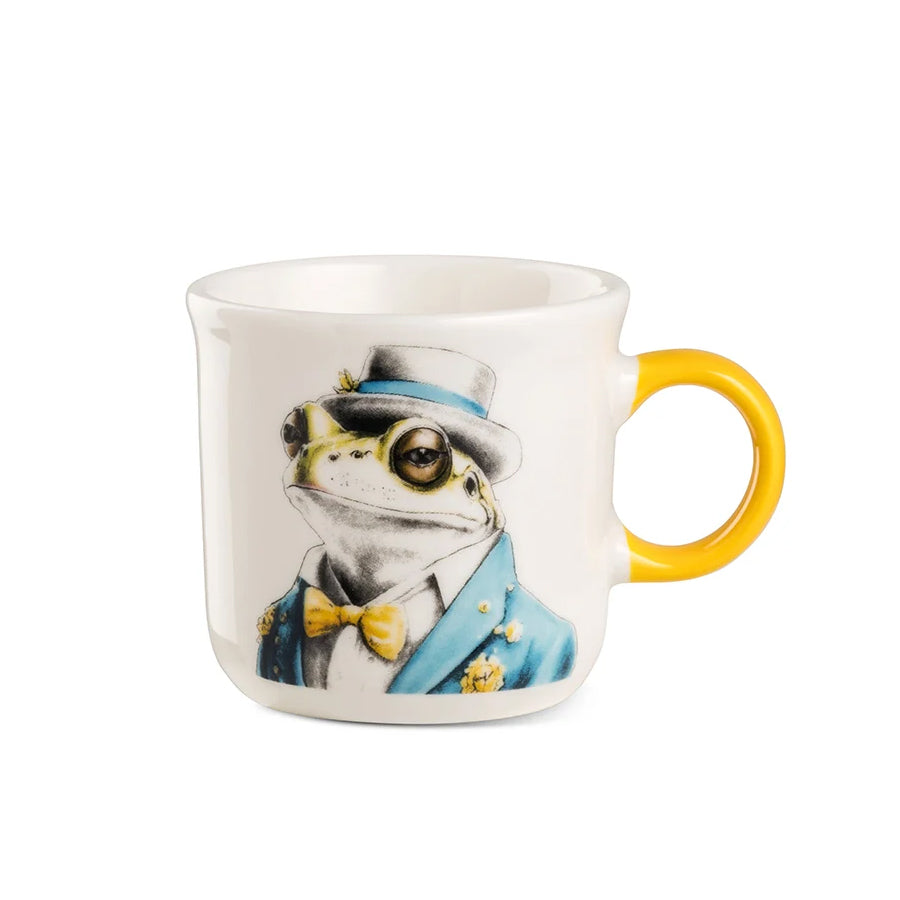 Tazza caffè in porcellana decorata Rospo HUMAN ESSENCE “RESILIENCE” Egan