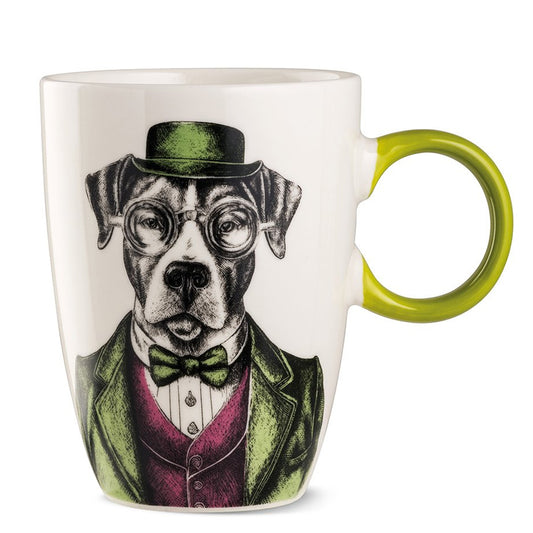 Tazza Mug in porcellana decorata Cane HUMAN ESSENCE “FRIENDSHIP” Egan