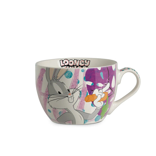 Tazza Colazione in porcellana decorata Bugs Bunny LOONEY TUNES WARNER BROS Egan