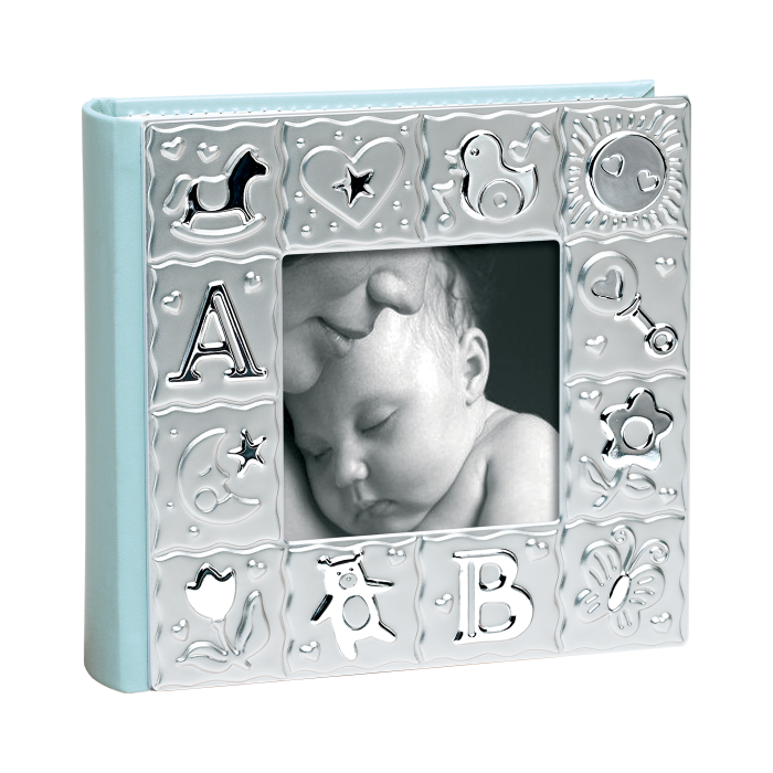 Album foto con copertina portafoto silver plated Mascagni KIDS