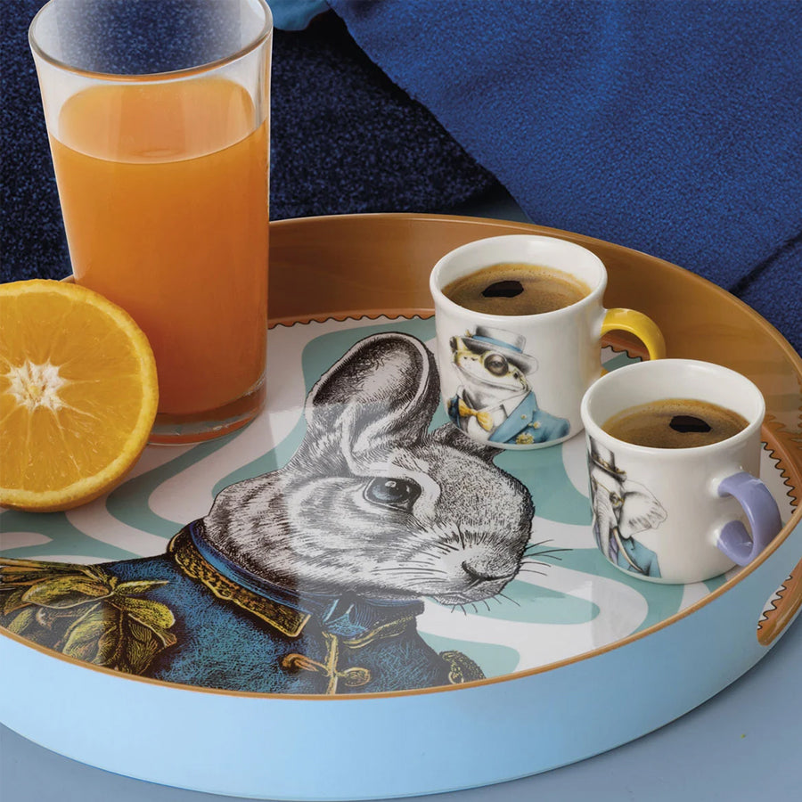Tazza caffè in porcellana decorata Rospo HUMAN ESSENCE “RESILIENCE” Egan