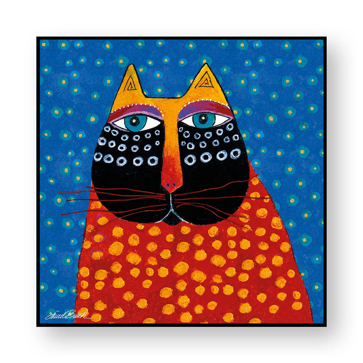 Quadro in tela LAUREL BURCH ”GATTO” Egan