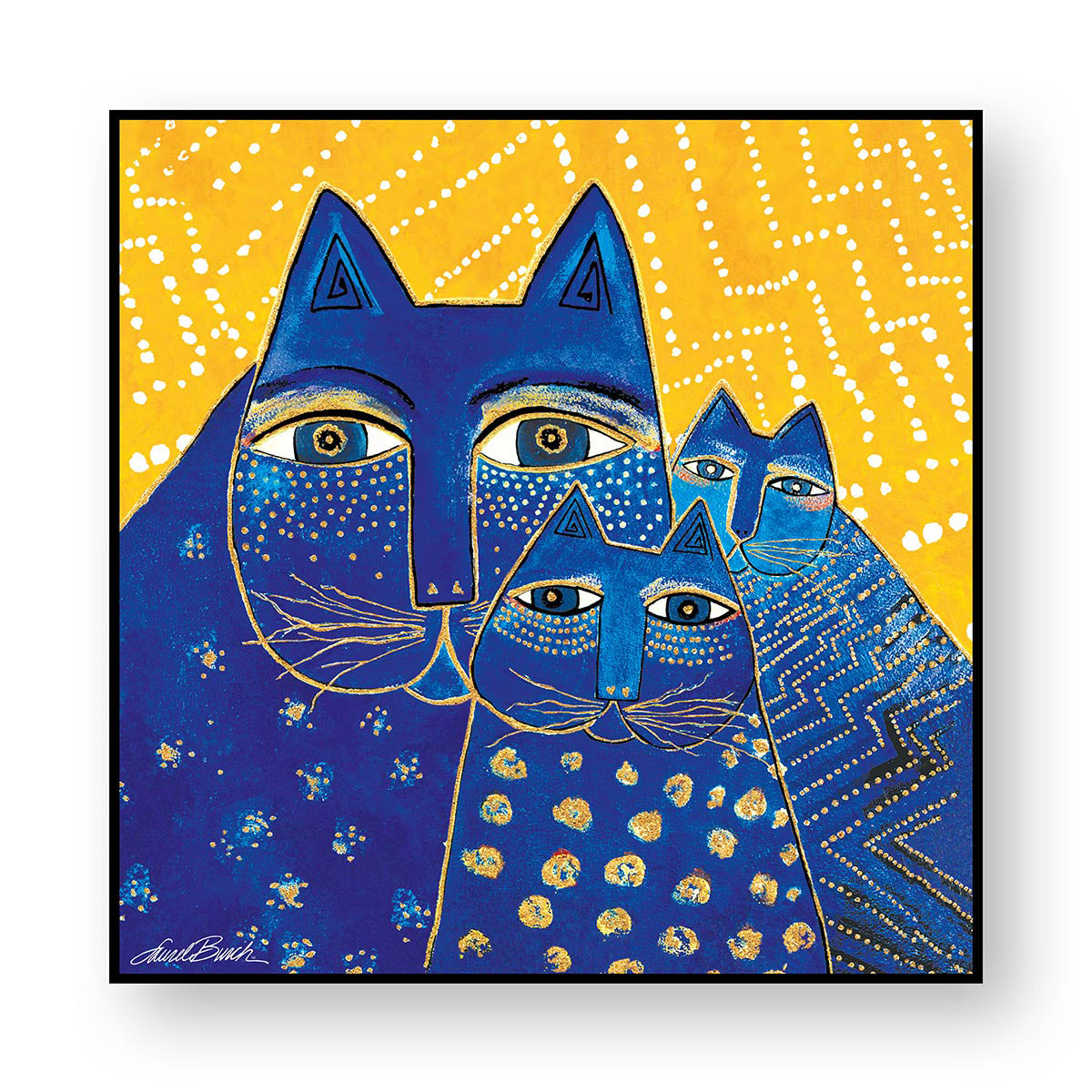 Quadro in tela LAUREL BURCH ”GATTO” Egan