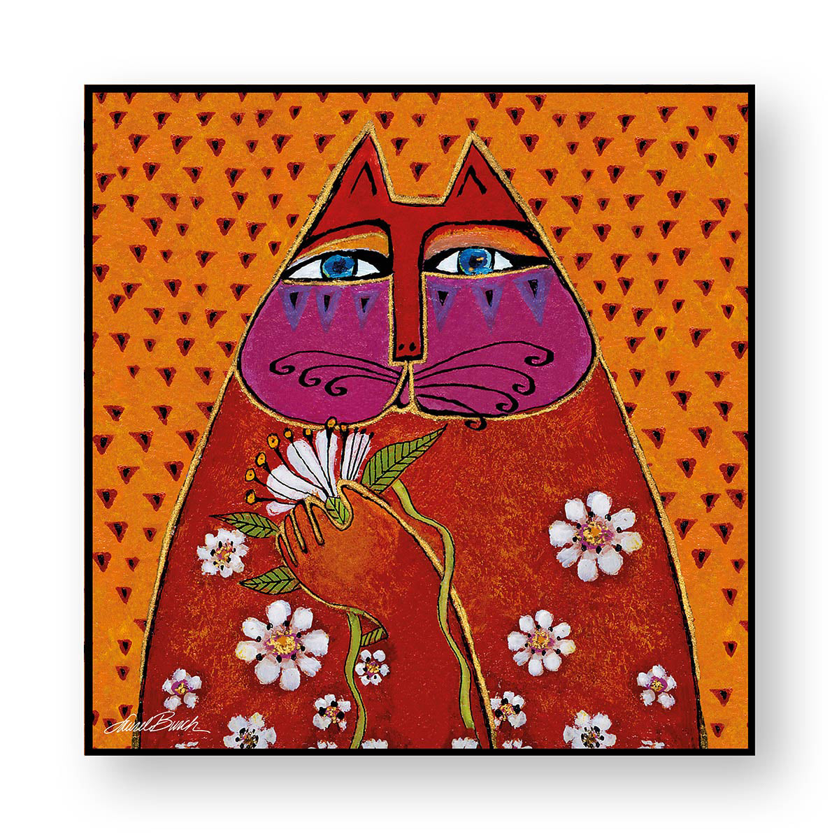 Quadro in tela LAUREL BURCH ”GATTO” Egan