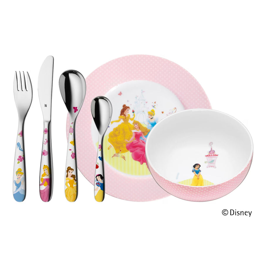 Servizio Pappa per Bambini 6pz in porcellana e acciaio DISNEY PRINCESS WMF