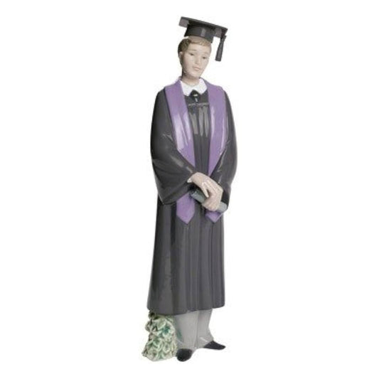 Scultura in porcellana spagnola "CERIMONIA DI LAUREA" Nao by Lladrò